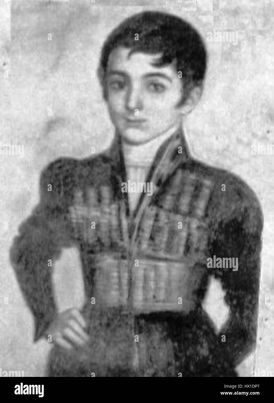 Erekle II of Georgia (childhood portrait) Stock Photo