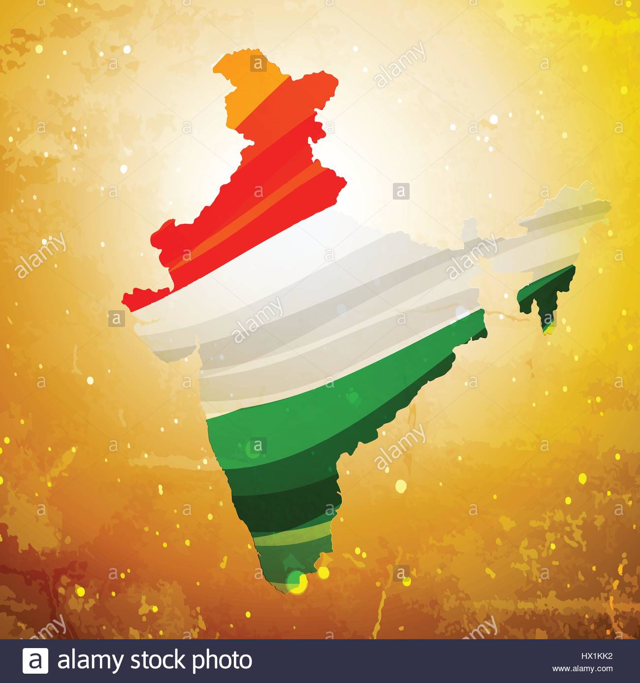 Map India Tricolor Vector Design Stock Photos & Map India Tricolor ...