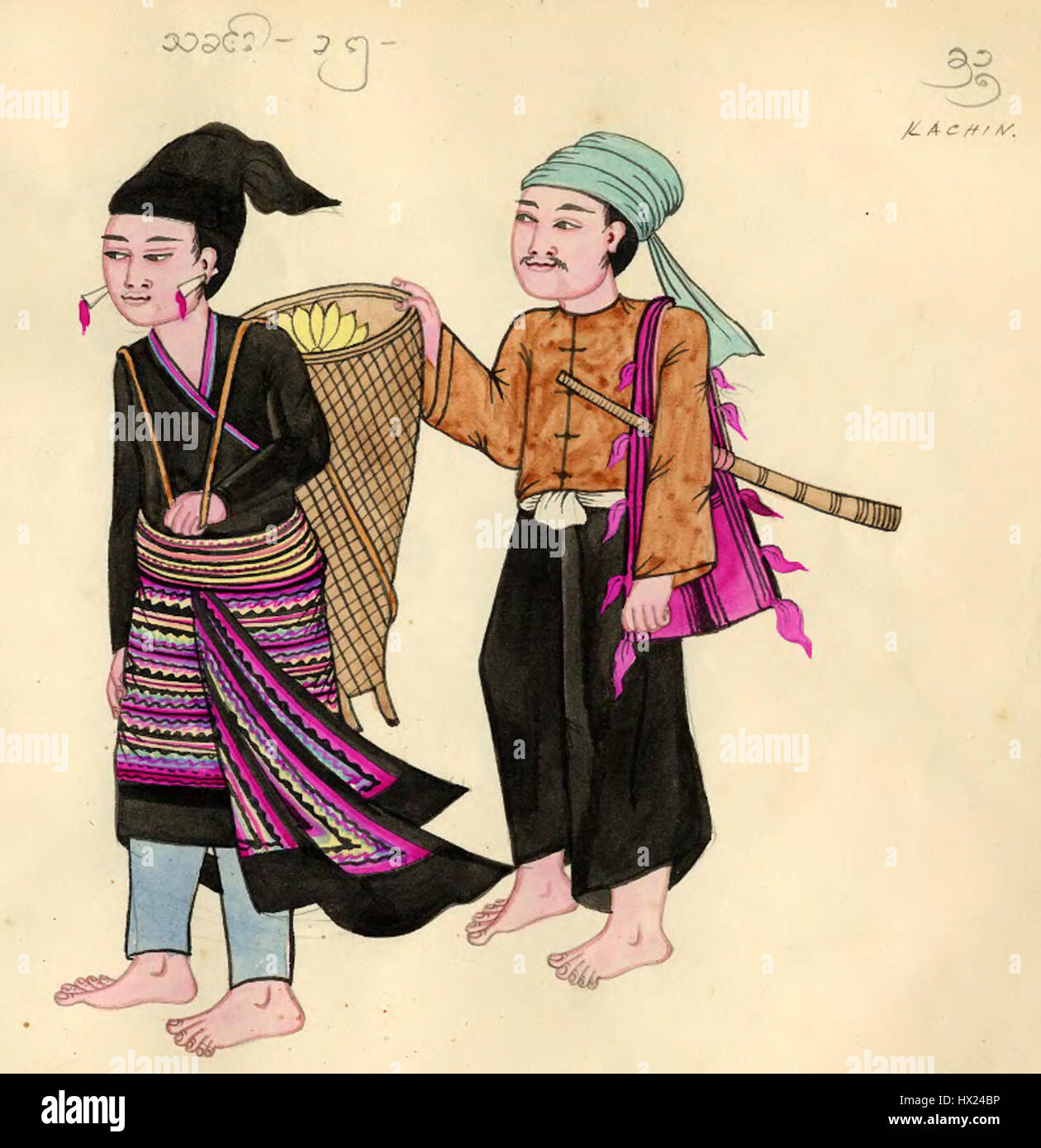 Kachin tribe hi-res stock photography and images - Alamy