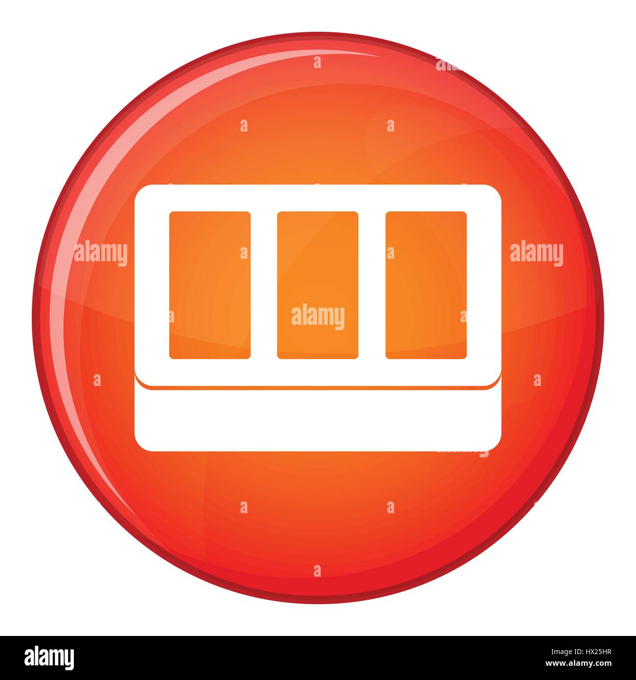 White window frame icon, flat style Stock Vector Image & Art - Alamy