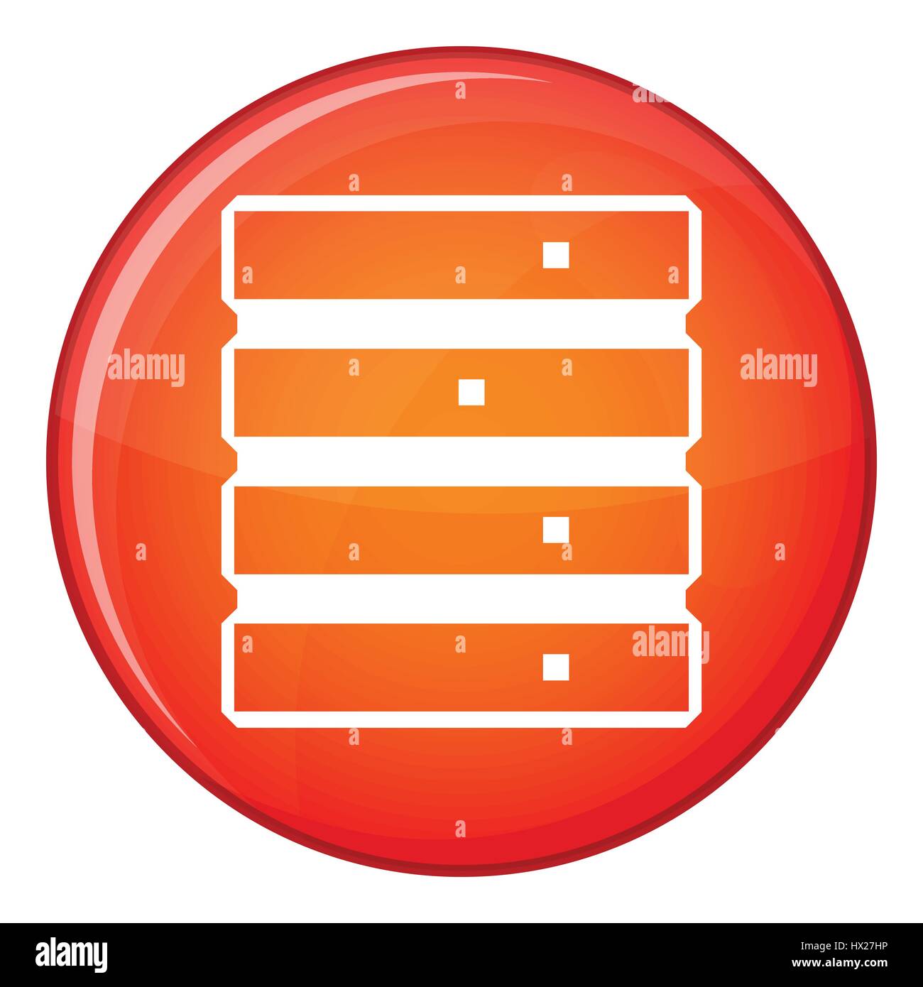 Database icon, flat style Stock Vector Image & Art - Alamy
