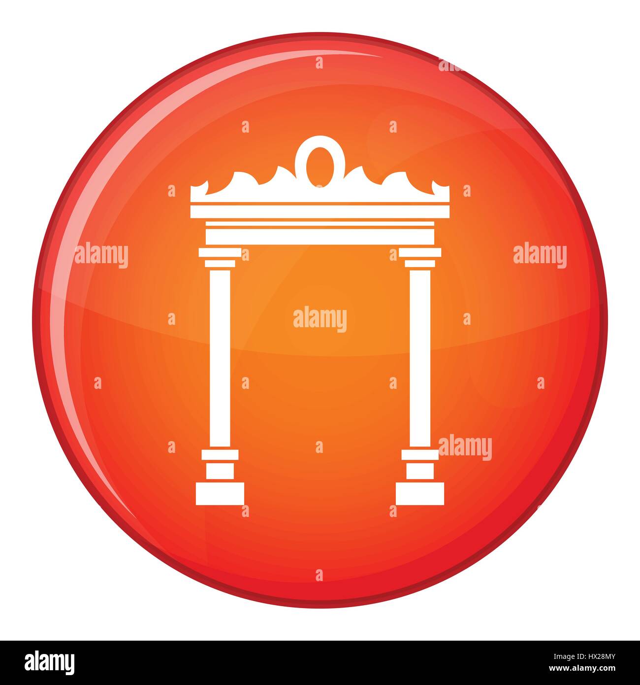 Arch icon, flat style Stock Vector Image & Art - Alamy