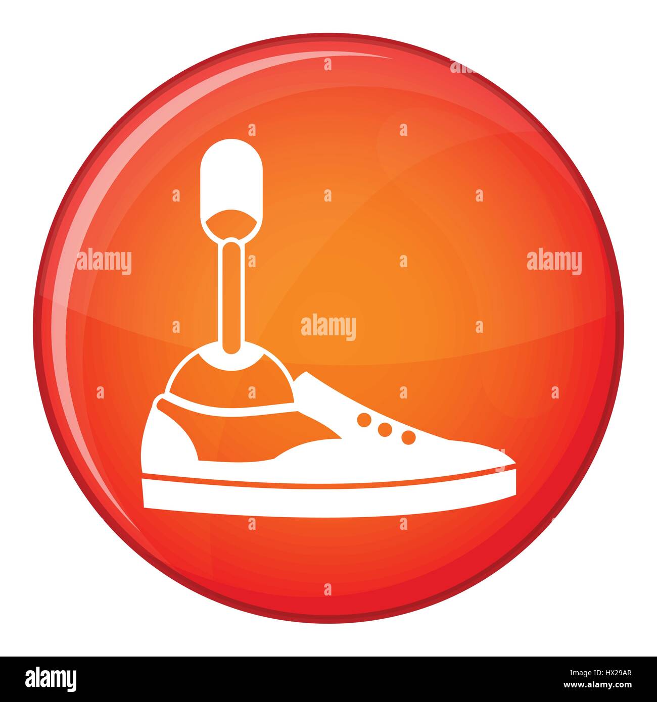 Prosthetic leg icon, flat style Stock Vector Image & Art - Alamy