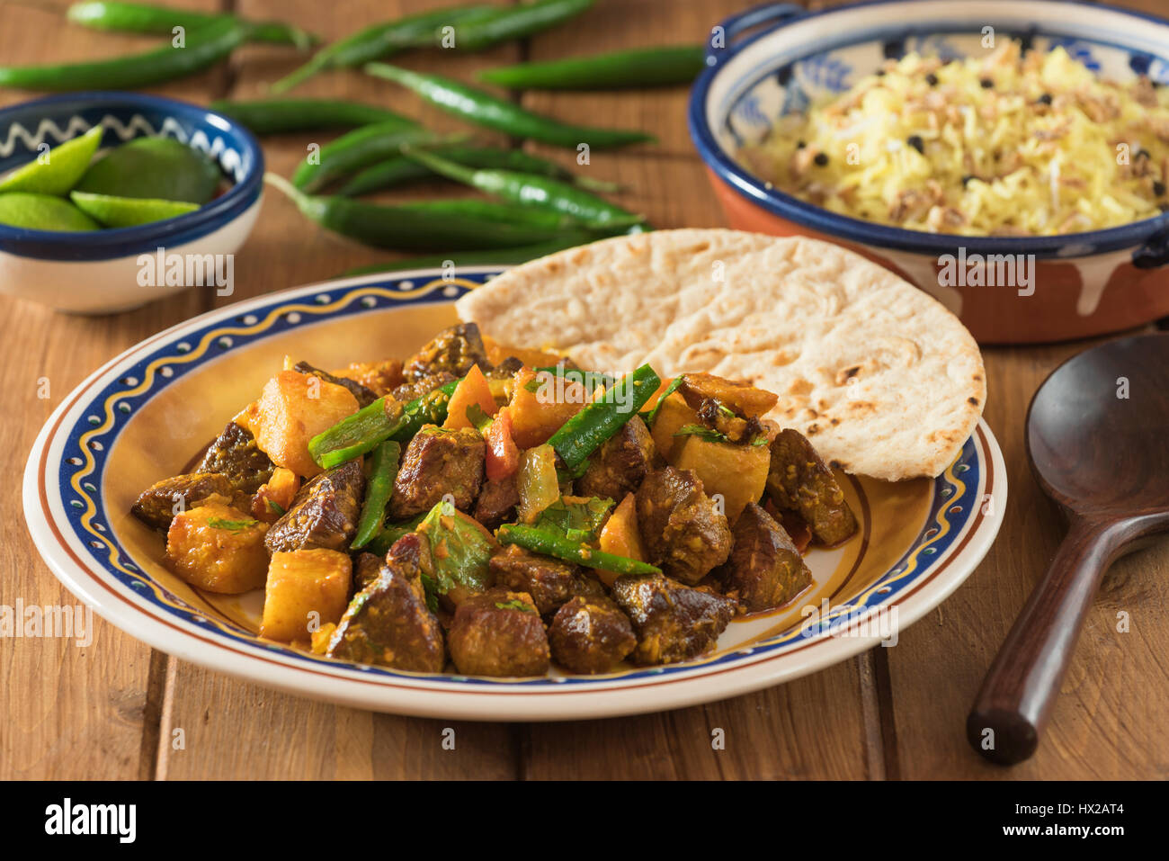 Goan beef chilli fry. Goa India Food Stock Photo Alamy