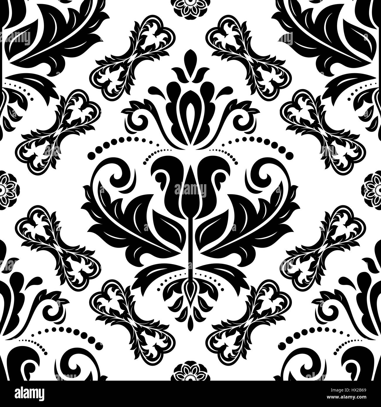 Seamless Baroque Pattern Stock Photo Alamy