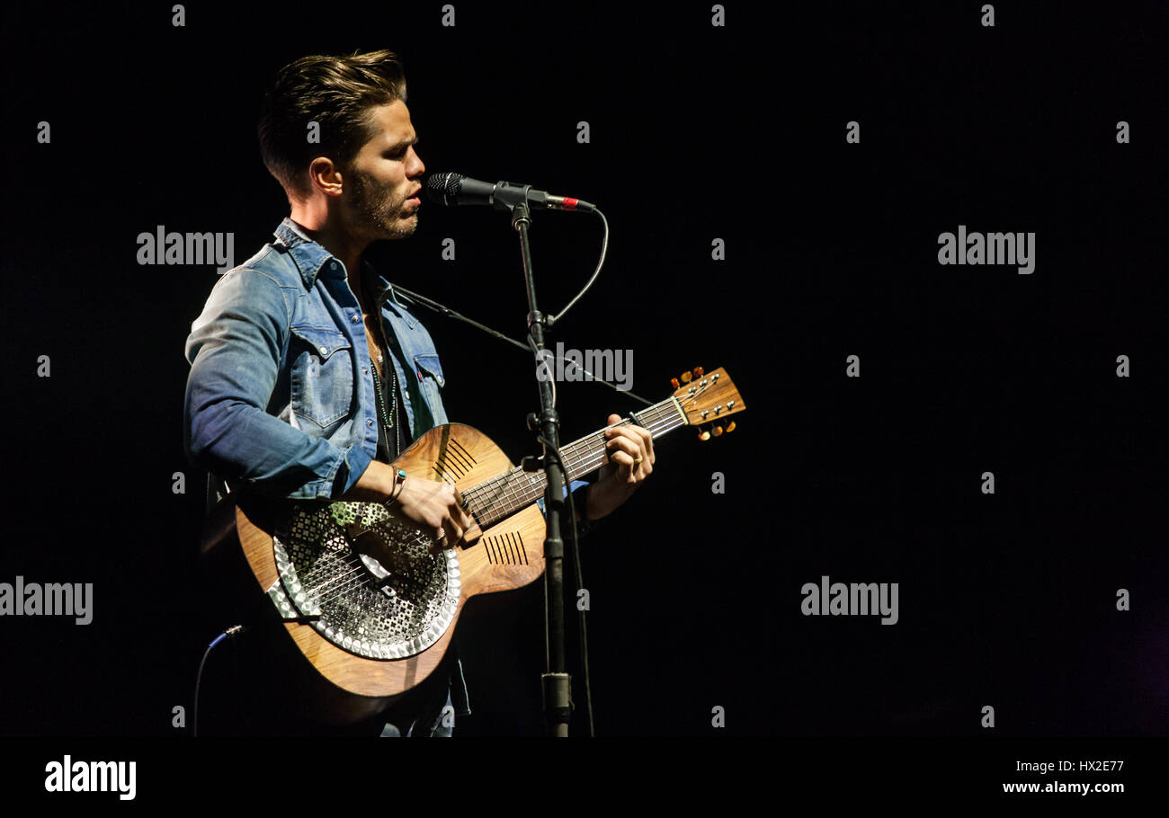 JJ Julius Son, lead singer of the Icelandic indie rock band Kaleo