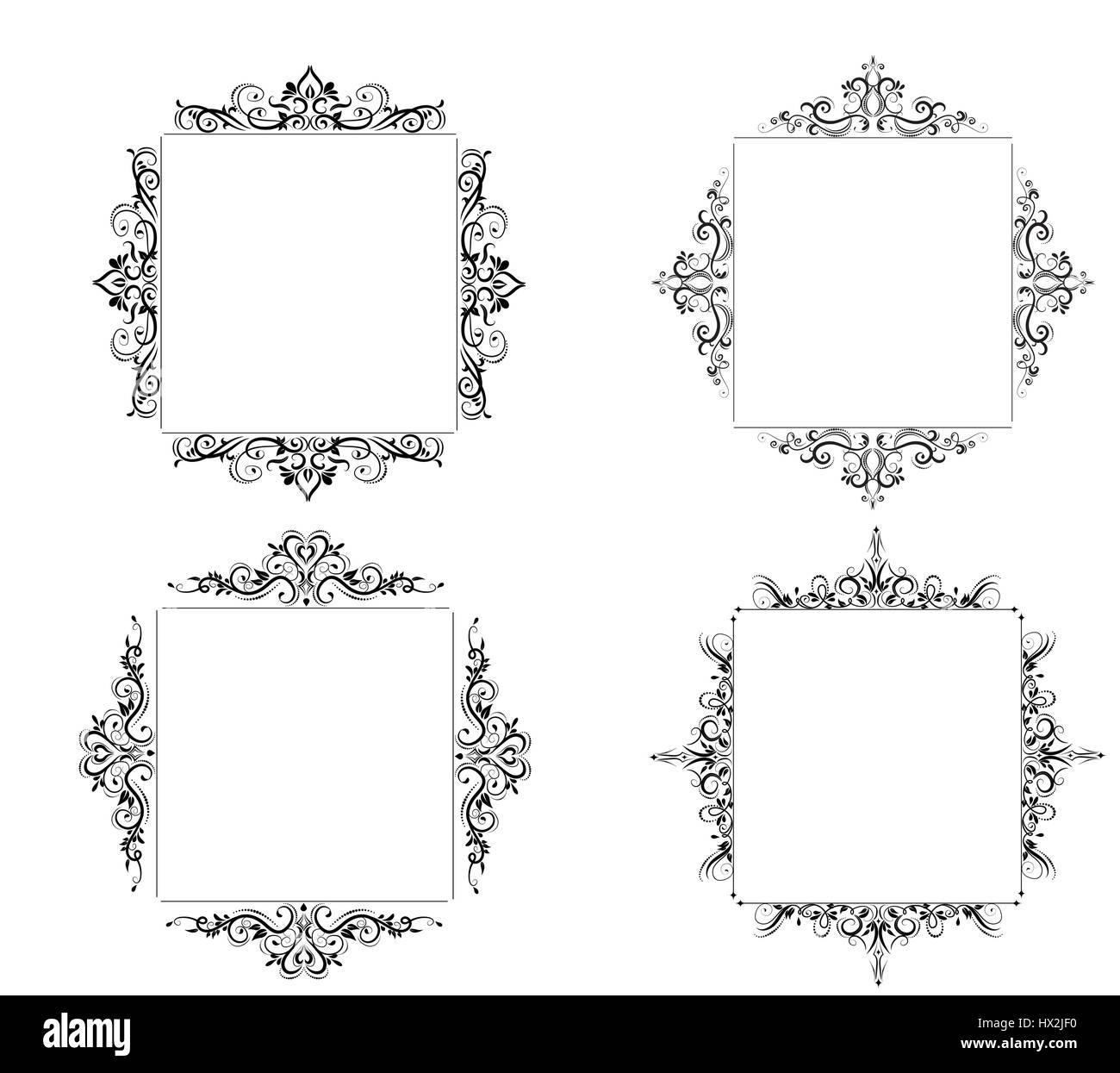 Vintage baroque frame Stock Vector Image & Art - Alamy