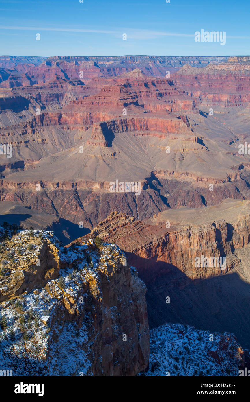 From Hopi Point, South Rim, Grand Canyon National Park, UNESCO World Heritage Site, Arizona, USA Stock Photo