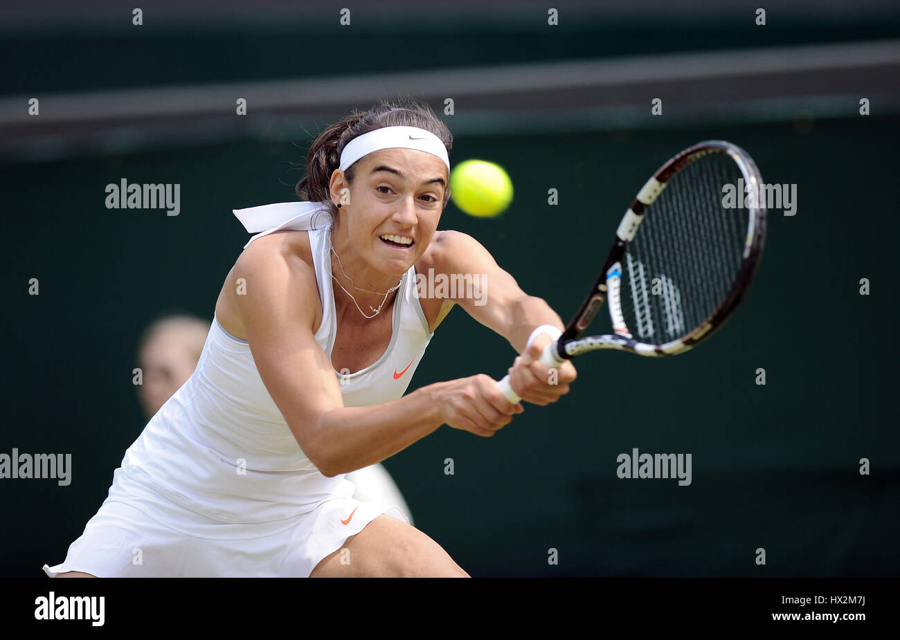 CAROLINE GARCIA FRANCE FRANCE THE ALL ENGLAND TENNIS CLUB WIMBLEDON LONDON ENGLAND 27 June 2013 Stock Photo