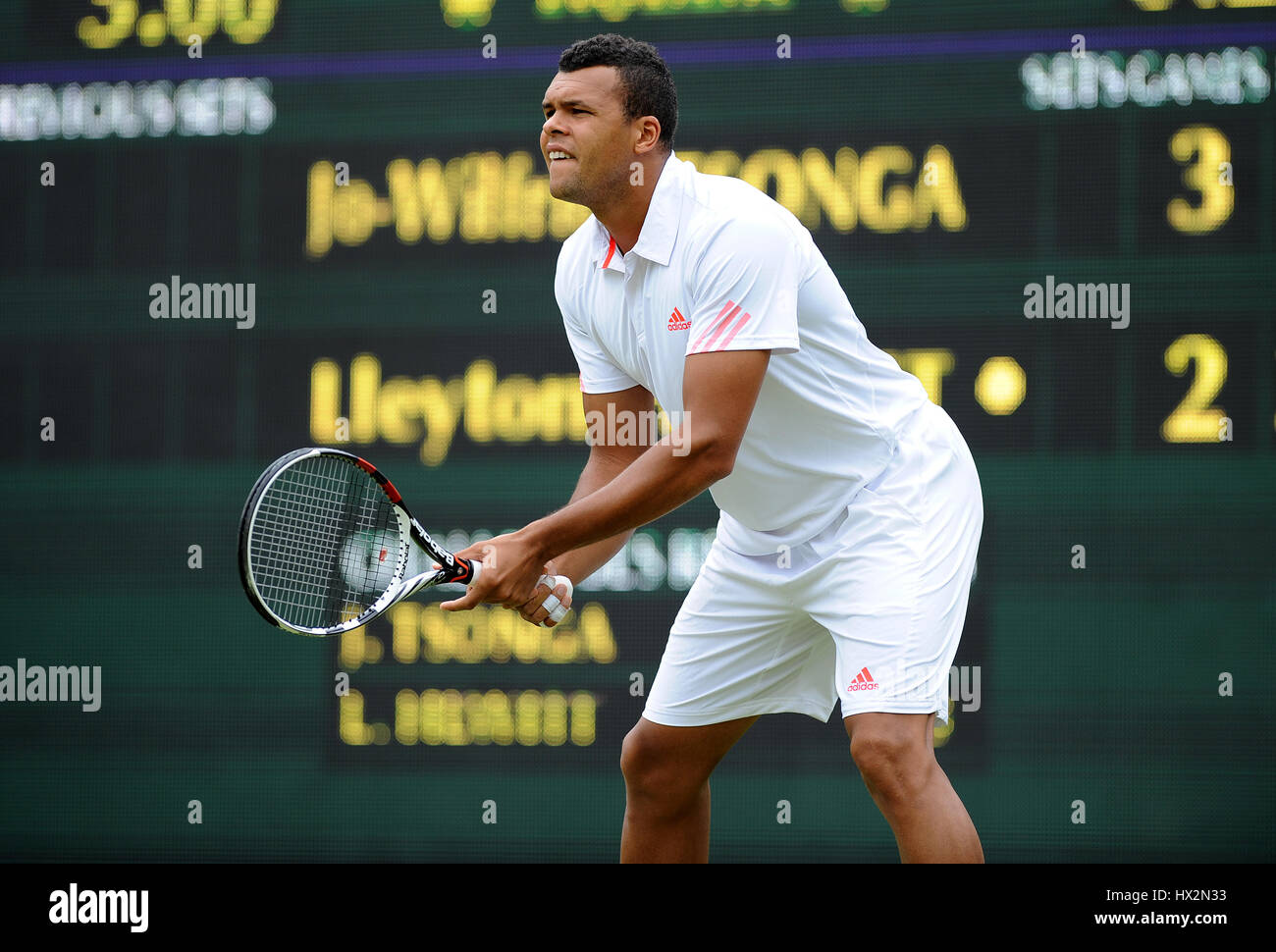 Tsongo JO-WILFRIED TSONGA FRANCE FRANCE THE ALL ENGLAND TENNIS CLUB WIMBLEDON ...
