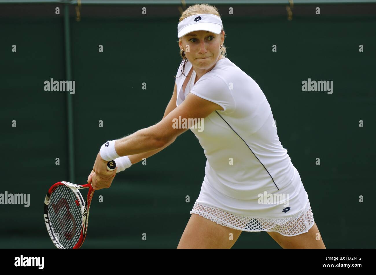 EKATERINA MAKAROVA RUSSIA RUSSIA THE ALL ENGLAND TENNIS CLUB WIMBLEDON LONDON ENGLAND 02 July 2015 Stock Photo