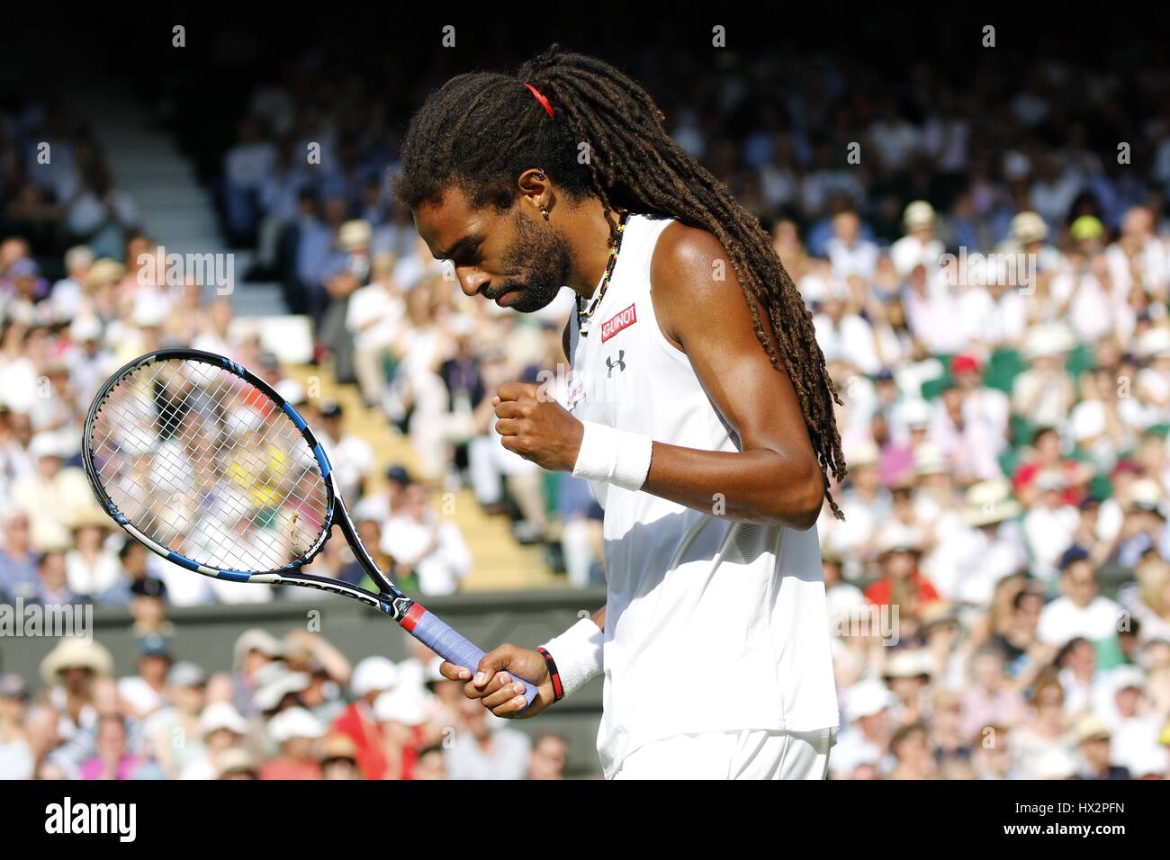 DUSTIN BROWN TENNIS PLAYER THE ALL ENGLAND TENNIS CLUB WIMBLEDON LONDON ENGLAND 02 July 2015