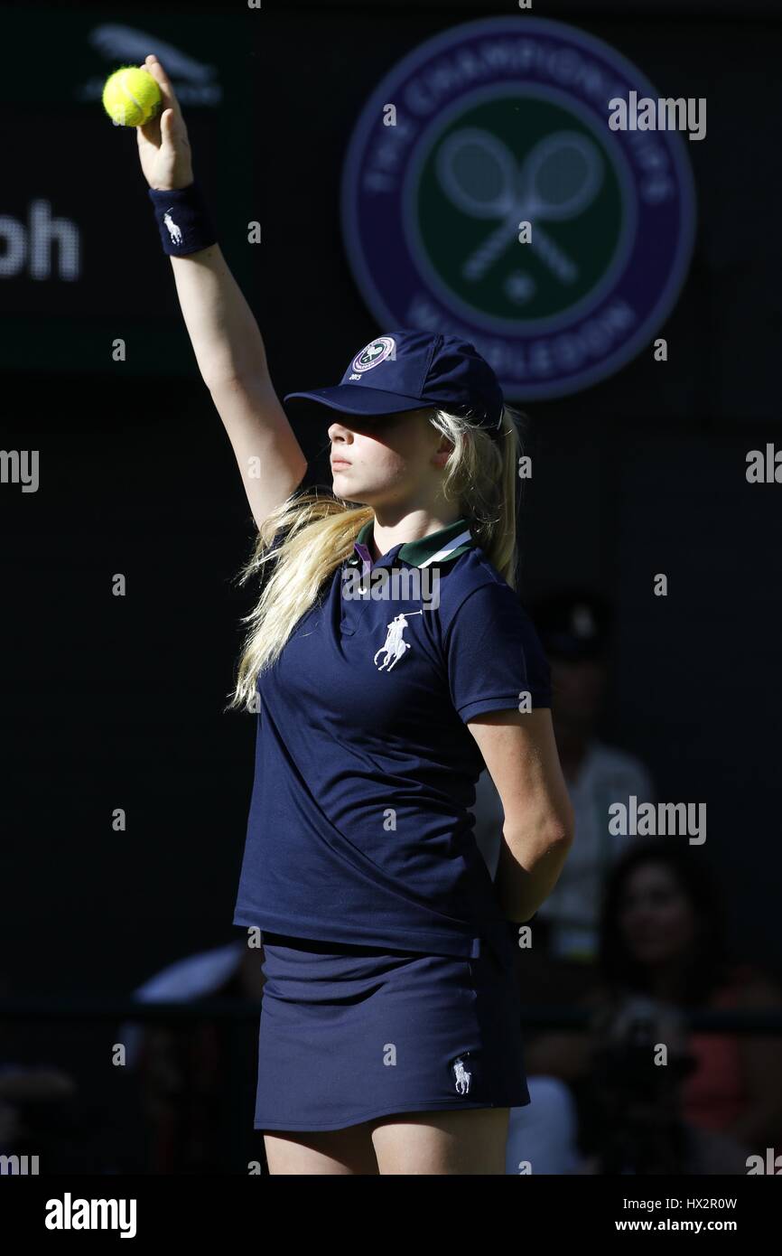 Wimbledon ball girl hires stock photography and images Alamy