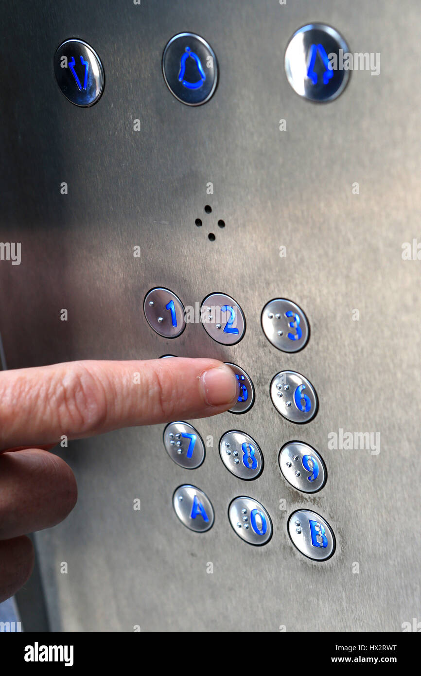 Residential building with secured access system Stock Photo Alamy