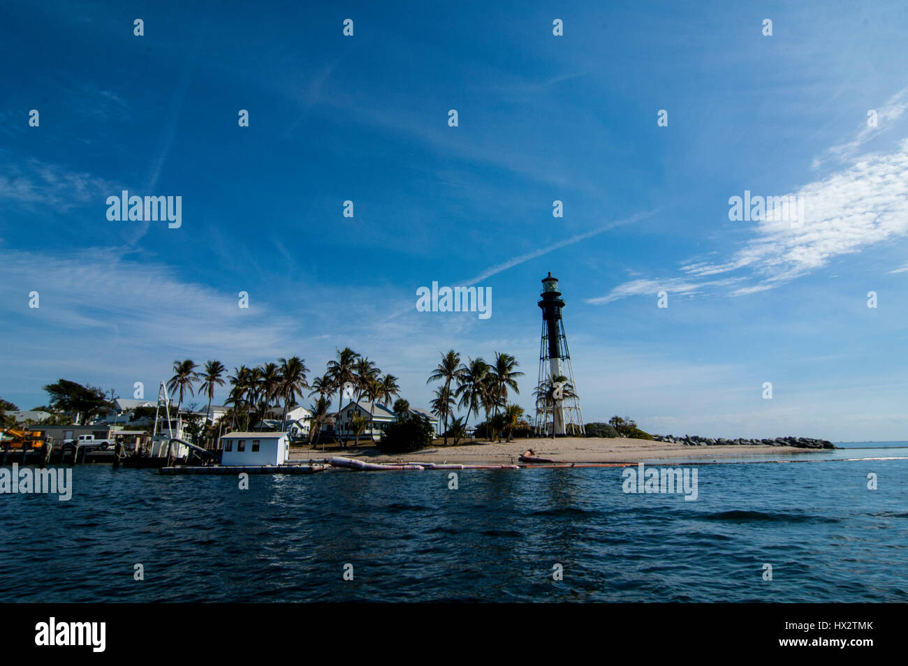 lighthouse point Florida island Stock Photo Alamy