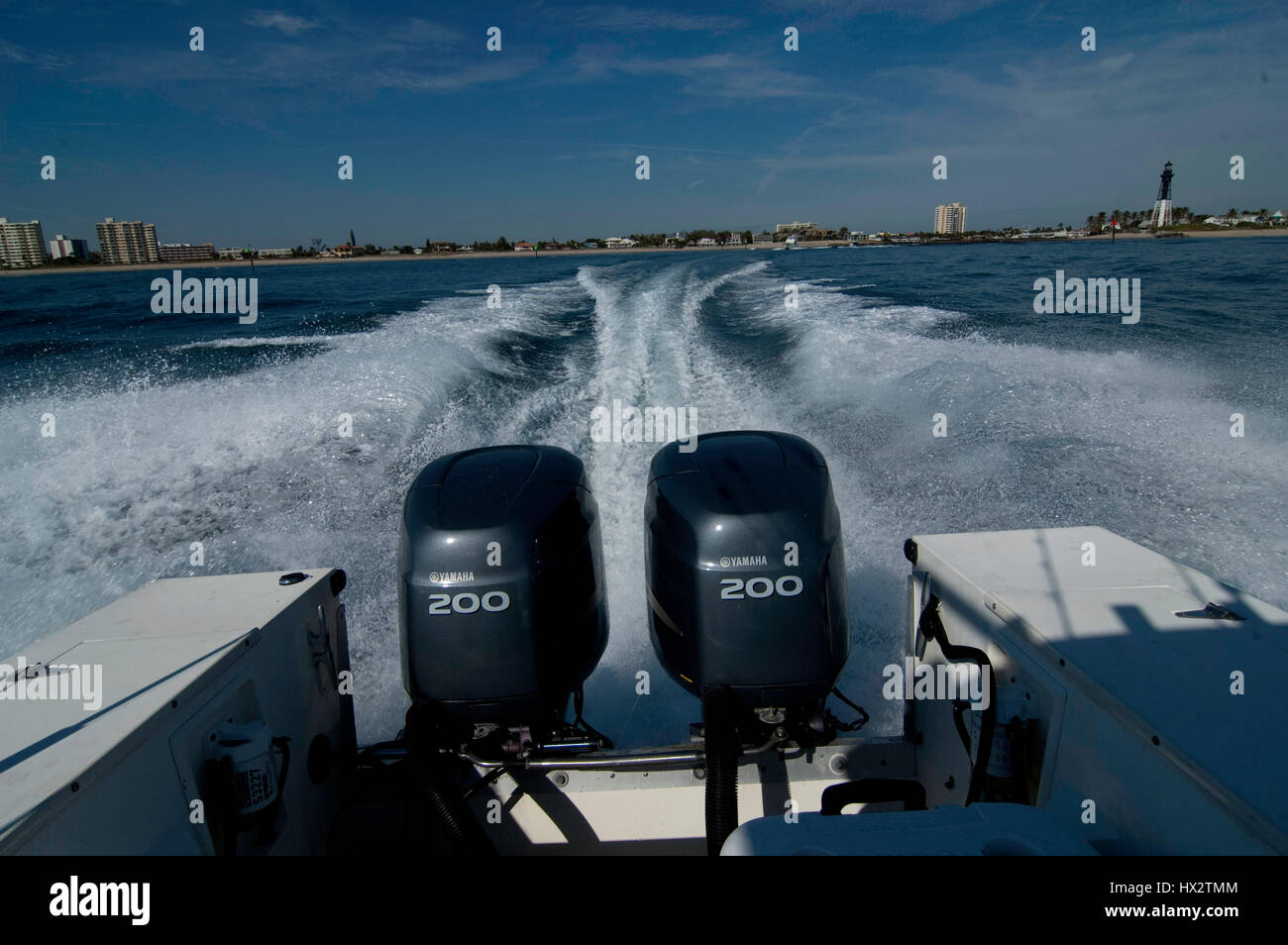 twin 200 hp outboard motors Stock Photo Alamy