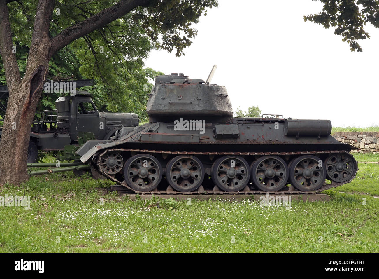 Second world war tanks. Obsolete tanks Stock Photo Alamy