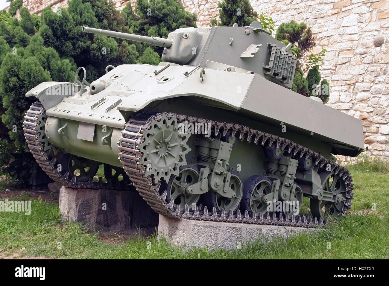 Second world war tanks. Obsolete tanks Stock Photo Alamy
