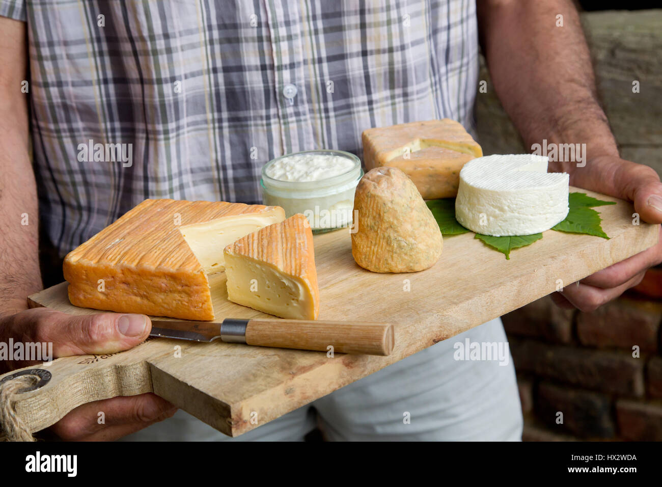 Cheese cheese platter Stock Photo Alamy