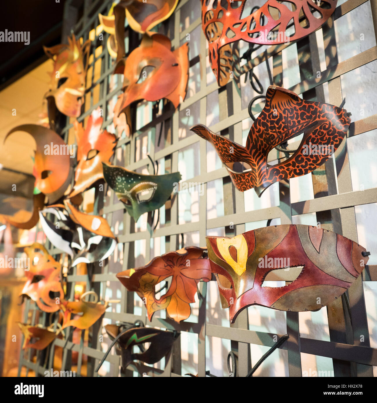 a view of theatrical carnival leather eye mask masks for celebration