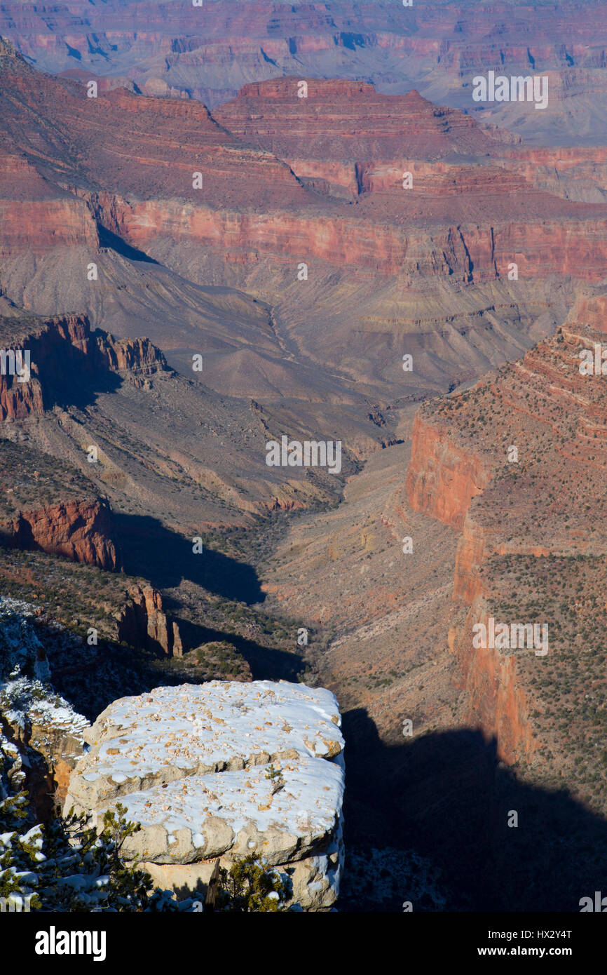 From Grandview Point, South Rim, Grand Canyon National Park, UNESCO World Heritage Site, Arizona, USA Stock Photo