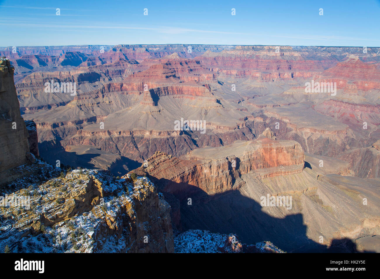 From Maricopa Point, South Rim, Grand Canyon National Park, UNESCO World Heritage Site, Arizona, USA Stock Photo