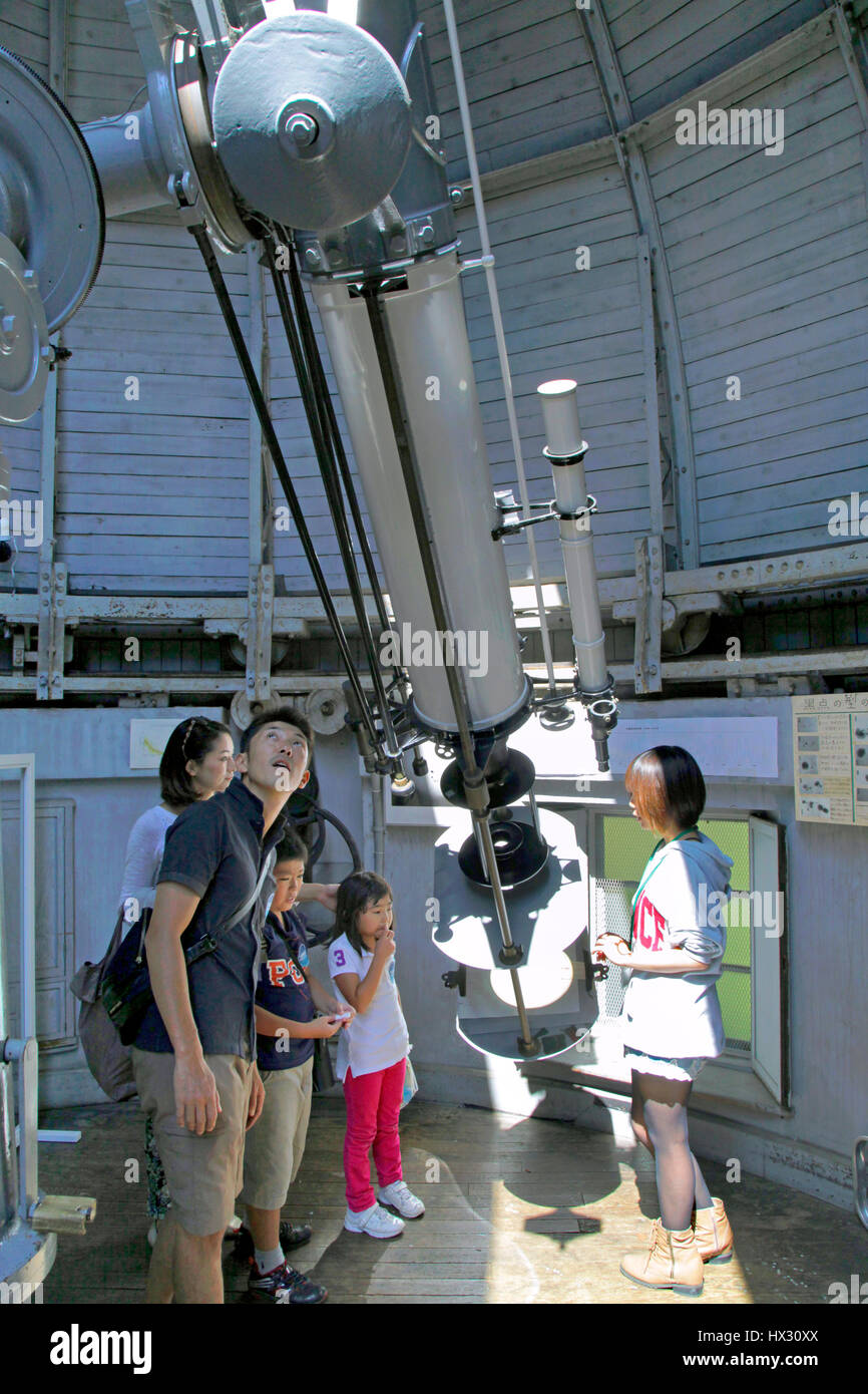 Interior of 20cm Telescope Dome at National Astronomical Observatory