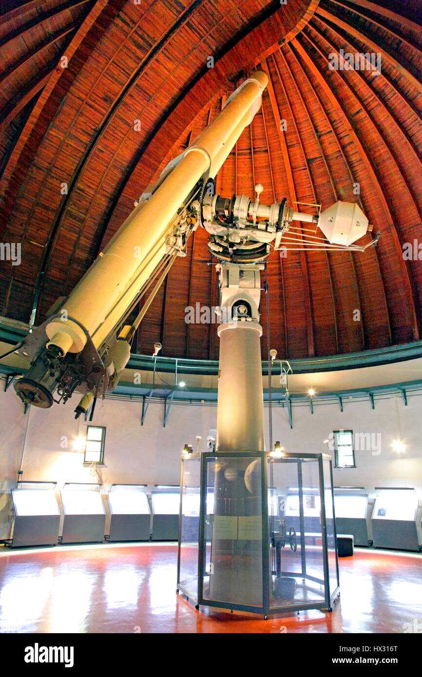 The 65cm Refractor Telescope at the Observatory History Museum in