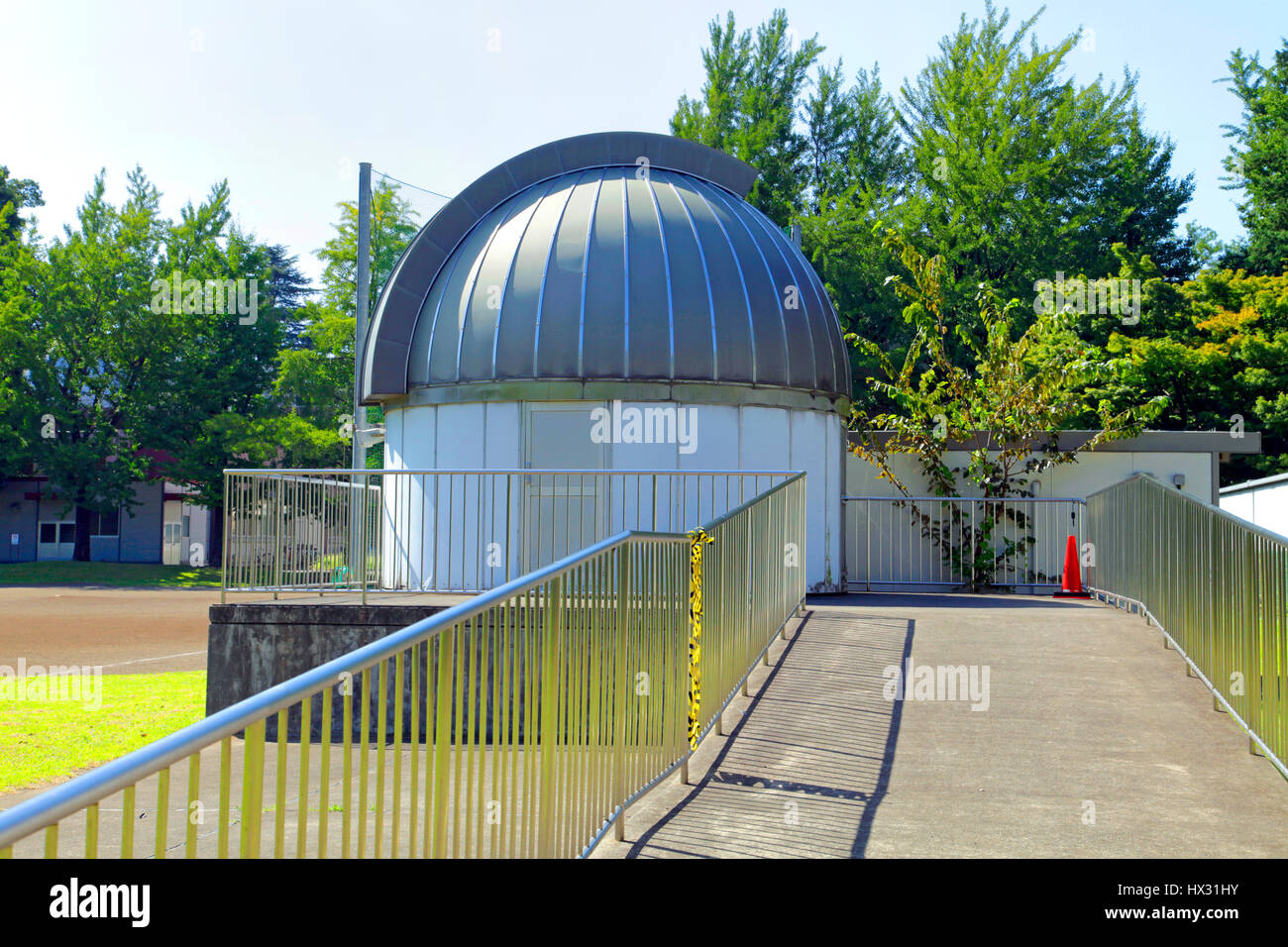 50 cm Telescope for Public Outreach at Mitaka Campus of National Observatory of Japan Stock Photo
