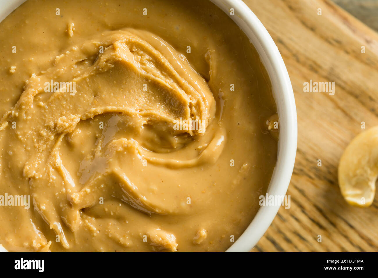Homemade Cashew Peanut Butter Ready to Eat Stock Photo Alamy