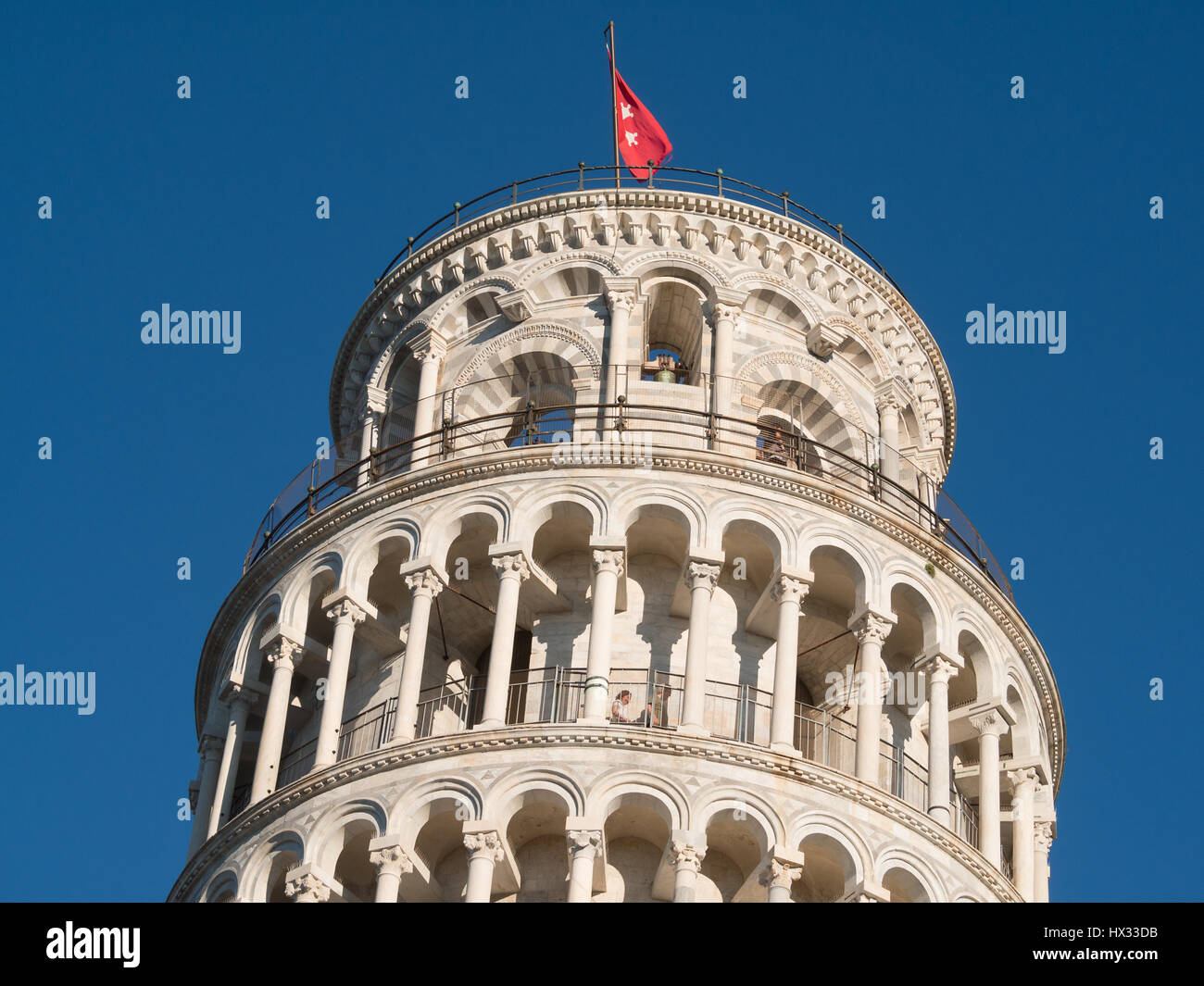 Pisa Tower detail Stock Photo
