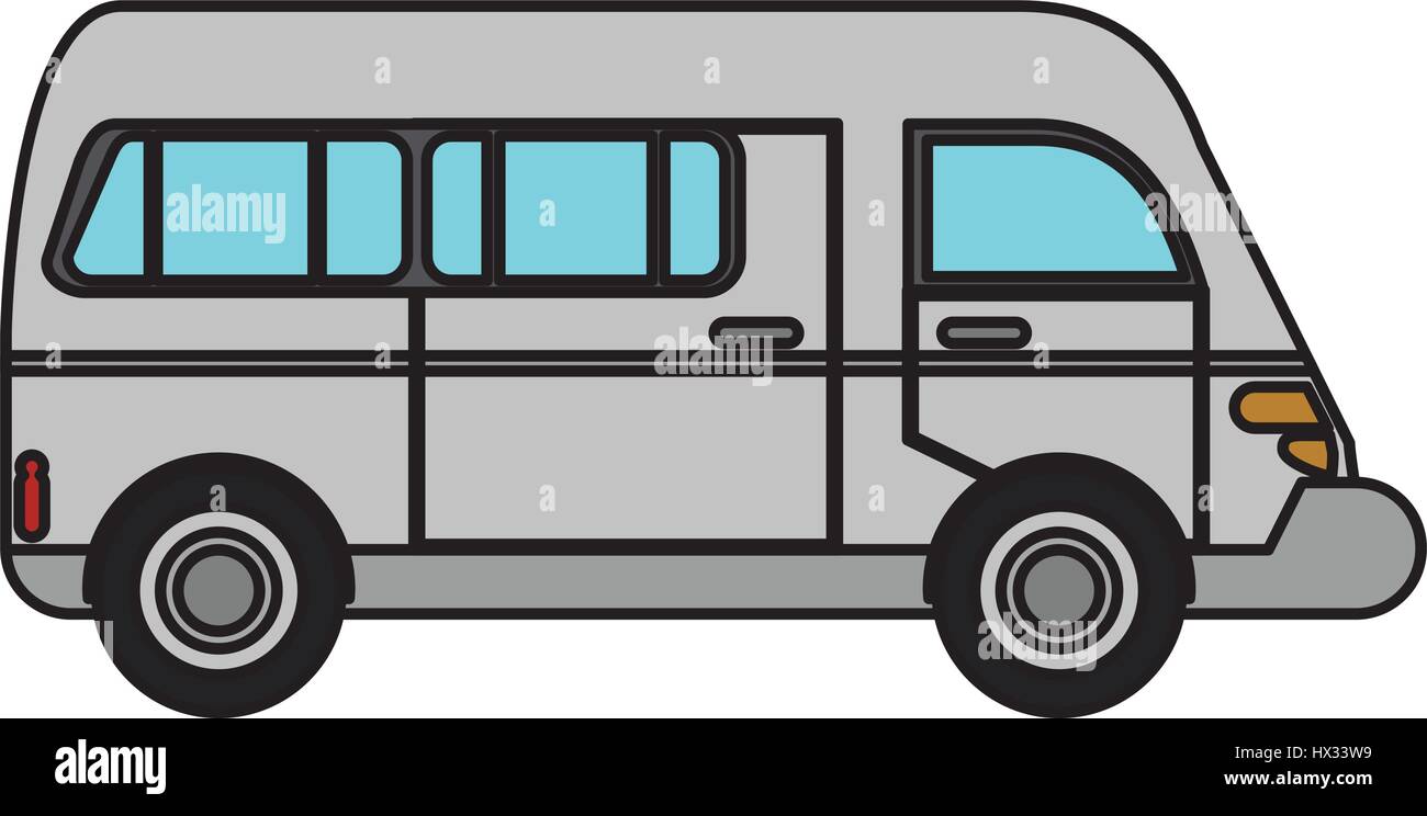 van transport vehicle urban Stock Vector Image & Art - Alamy