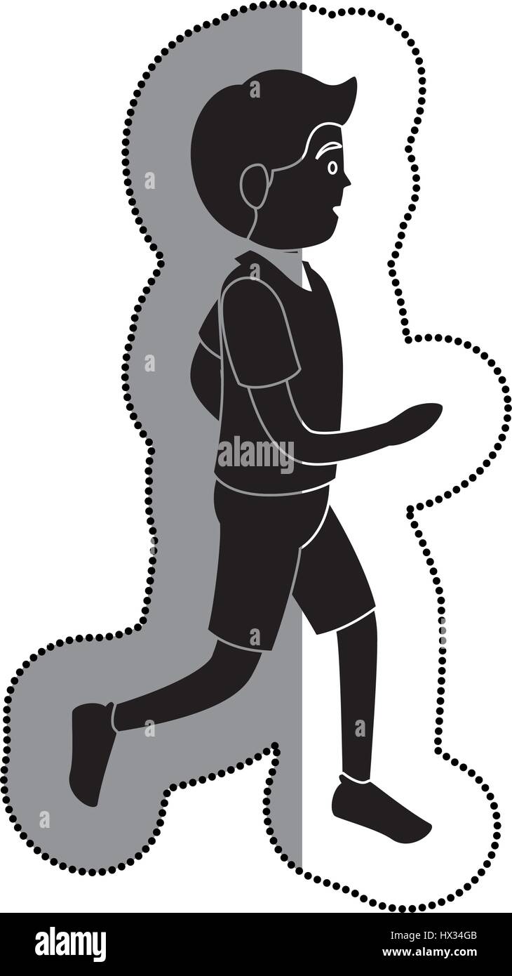 man athlete running avatar character Stock Vector Image & Art - Alamy