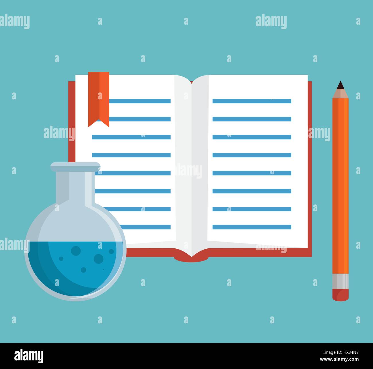 education concept elements icon Stock Vector Image & Art - Alamy