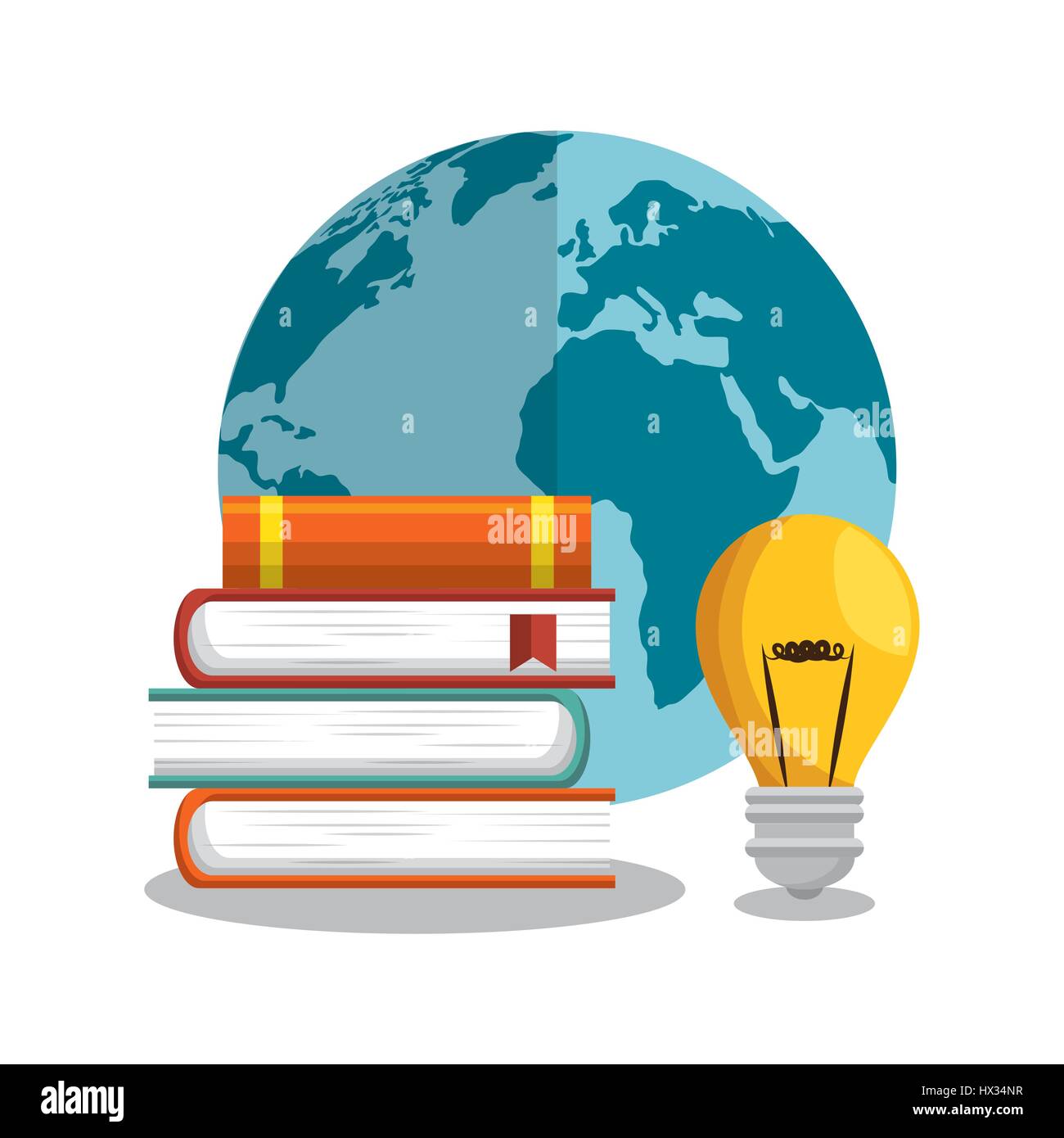 education concept elements icon Stock Vector Image & Art - Alamy