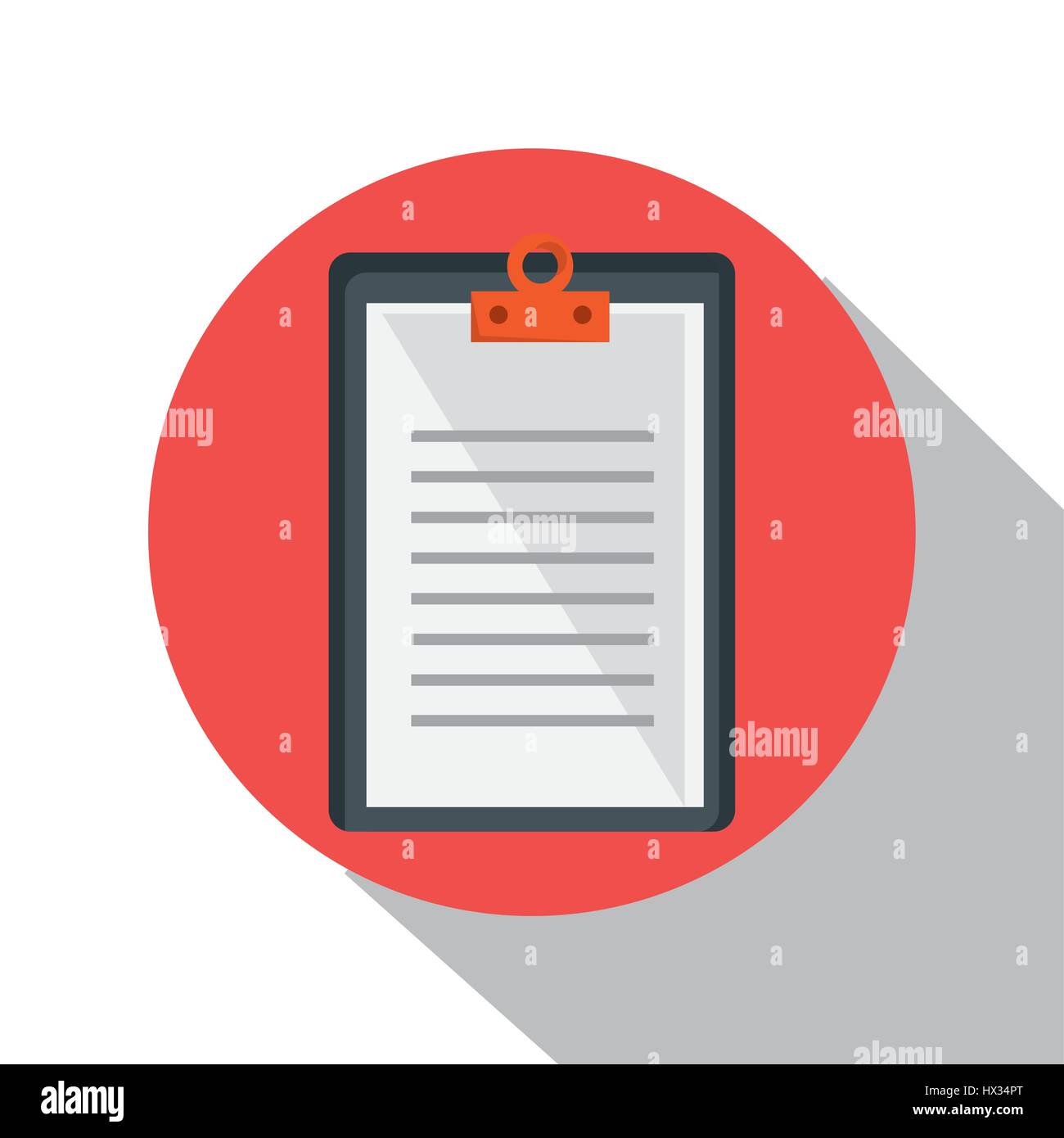 clipboard paper isolated icon Stock Vector Image & Art - Alamy