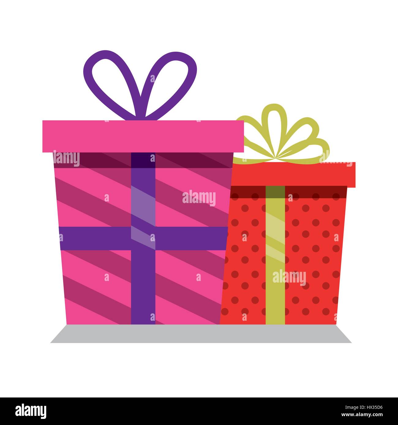 giftbox presents set icons Stock Vector Image & Art - Alamy
