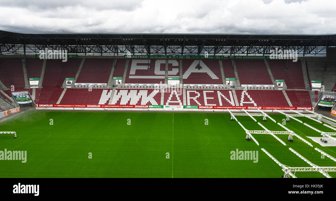 Visiting WWK Arena - the official stadium of FC Augsburg Stock Photo - Alamy
