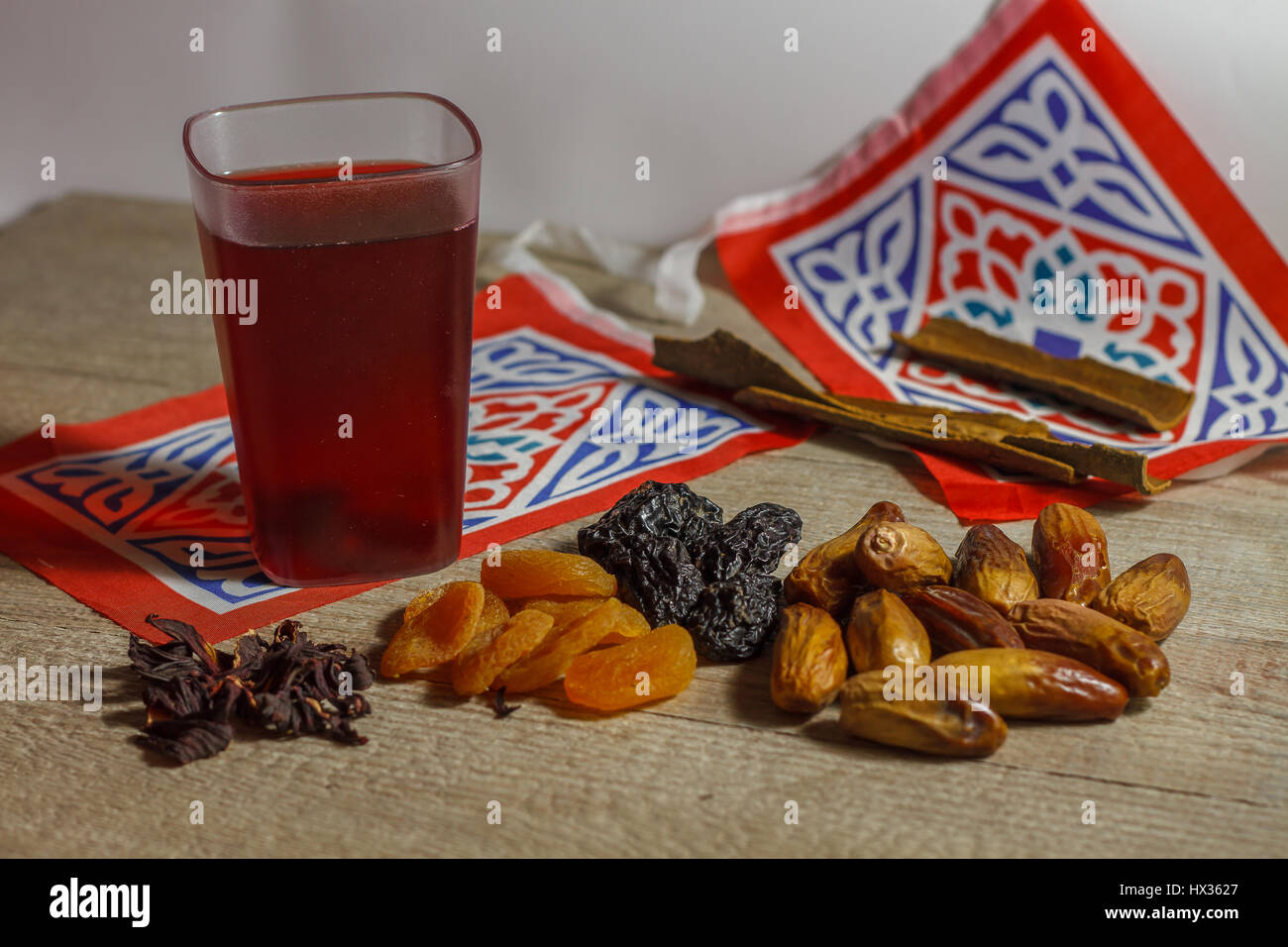 Ramadan decorations and dried fruits Stock Photo Alamy