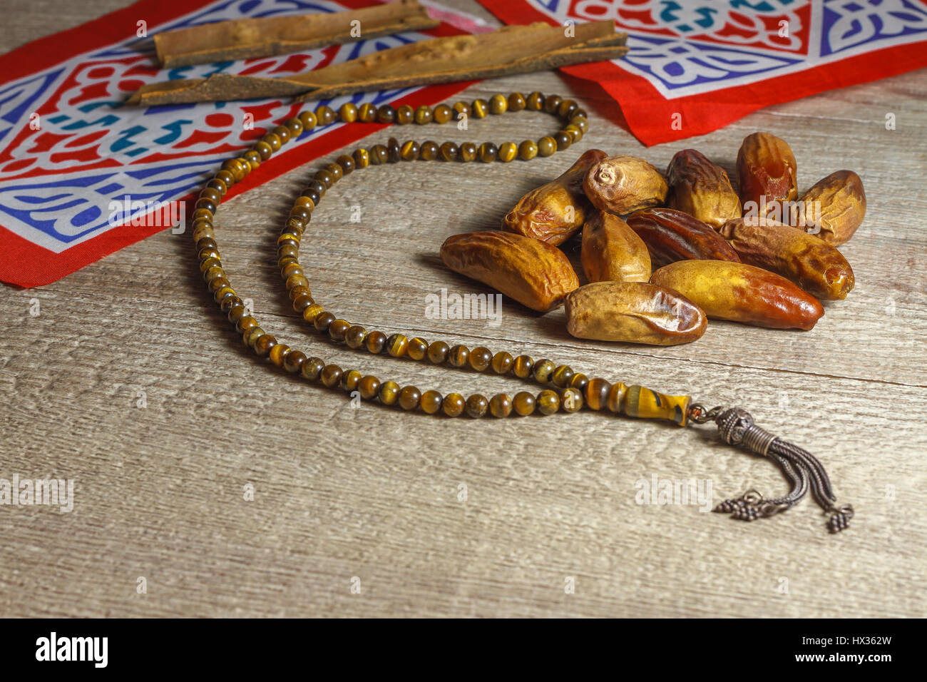 Ramadan decorations and dried fruits Stock Photo Alamy