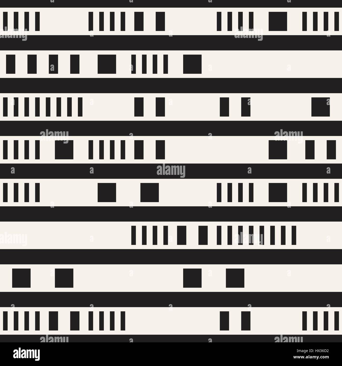 Black and White Irregular Dashed Lines Pattern. Abstract Vector ...