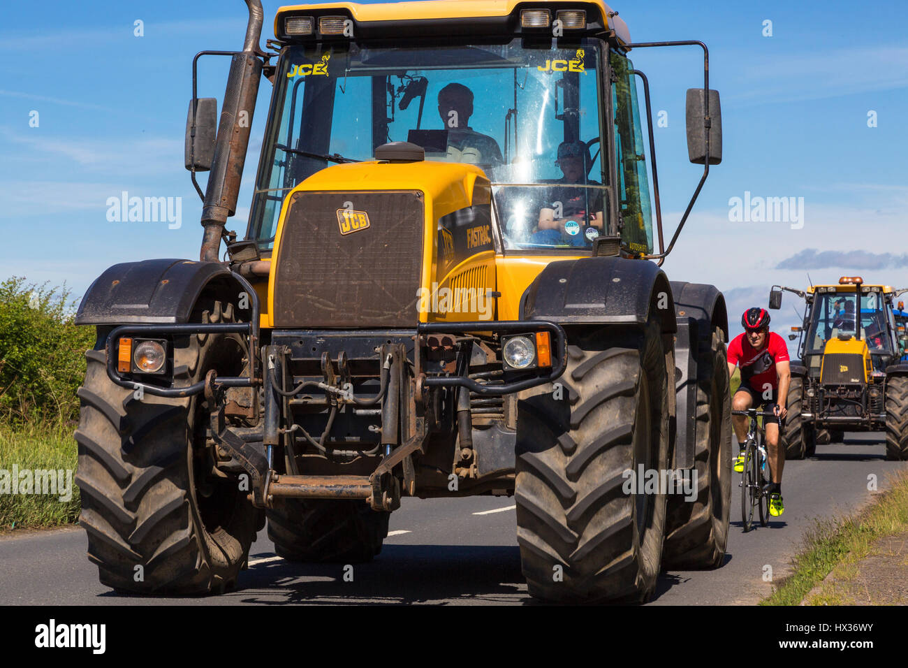 Tractor rally, Stokesley, North Yorkshire, England, UK Stock Photo Alamy