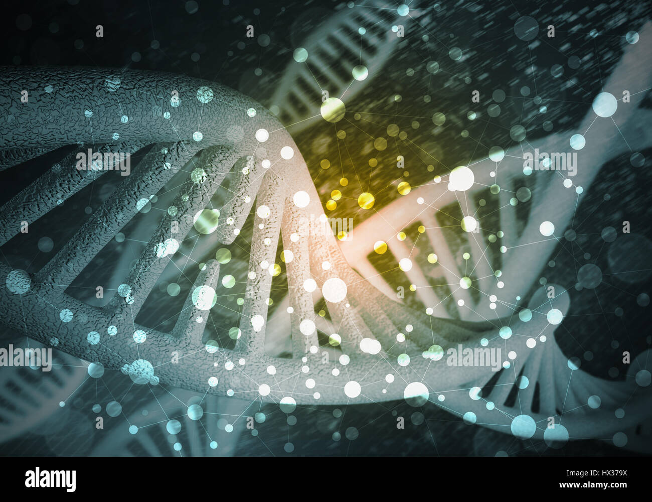 DNA molecules background Stock Photo - Alamy