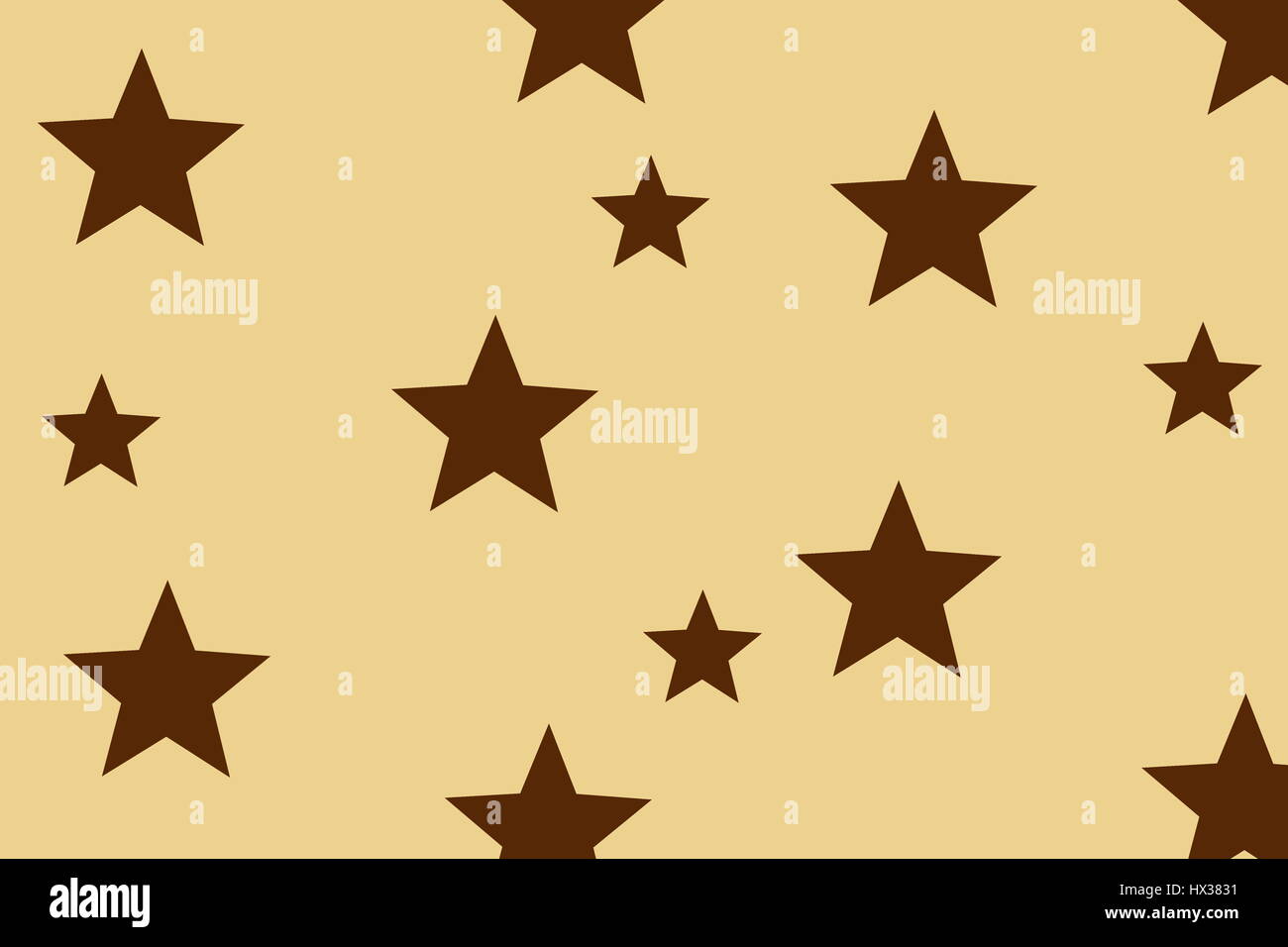 several colorful stars Stock Photo