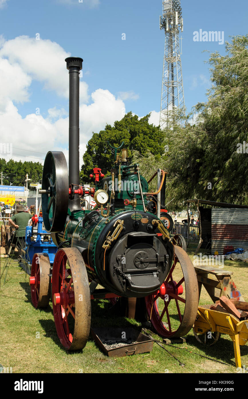 Ruston Proctor Portable PSC6 1904 Steam Engine, manufacture in Lincoln, England Stock Photo