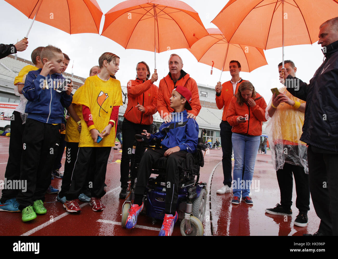 FILE - 09/23/2015 - On March 24 2016 Johan Cruyff (68) died peacefully in Barcelona, surrounded by his family after a hard fought battle with cancer.C Stock Photo