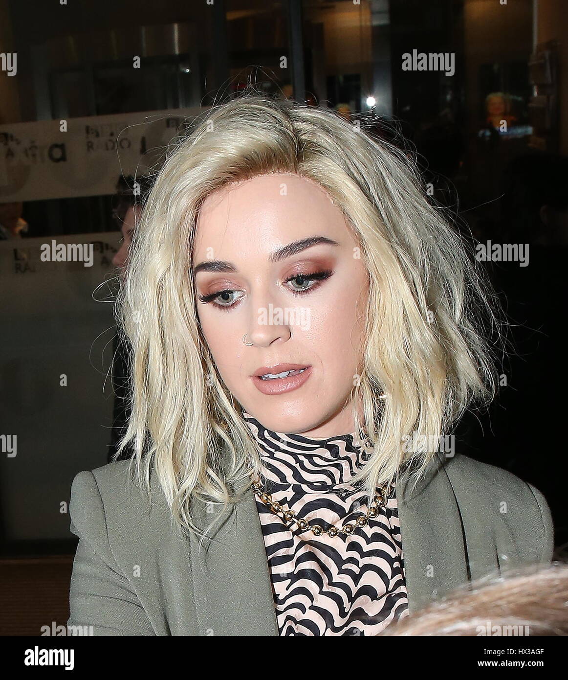 Katy Perry At Bbc Radio 1 Featuring Stock Photos Katy Perry At