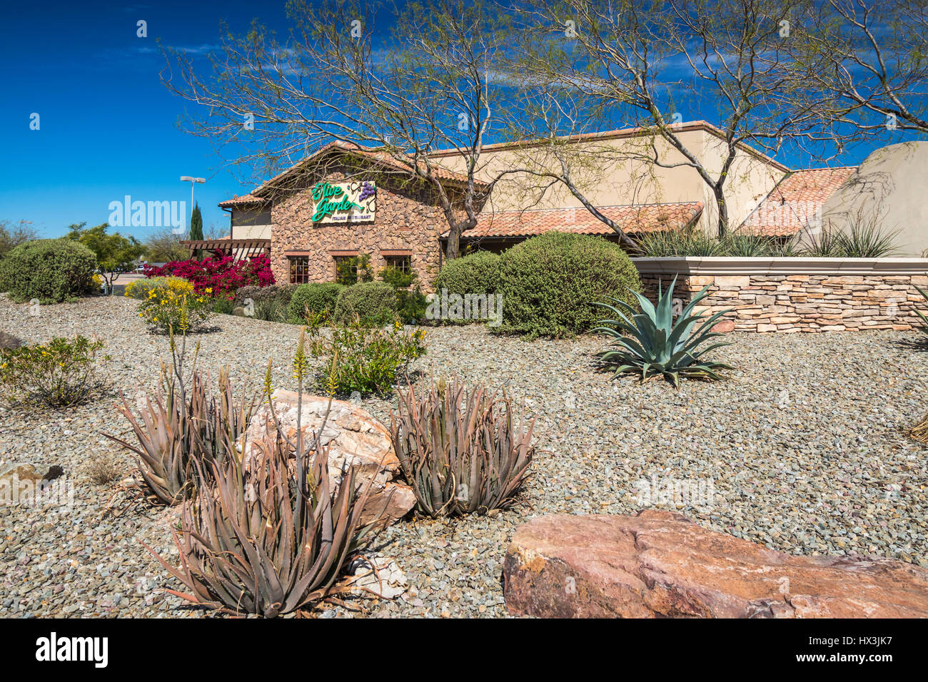 The Olive Garden restaurant in Casa Grande, Arizona, USA. Stock Photo