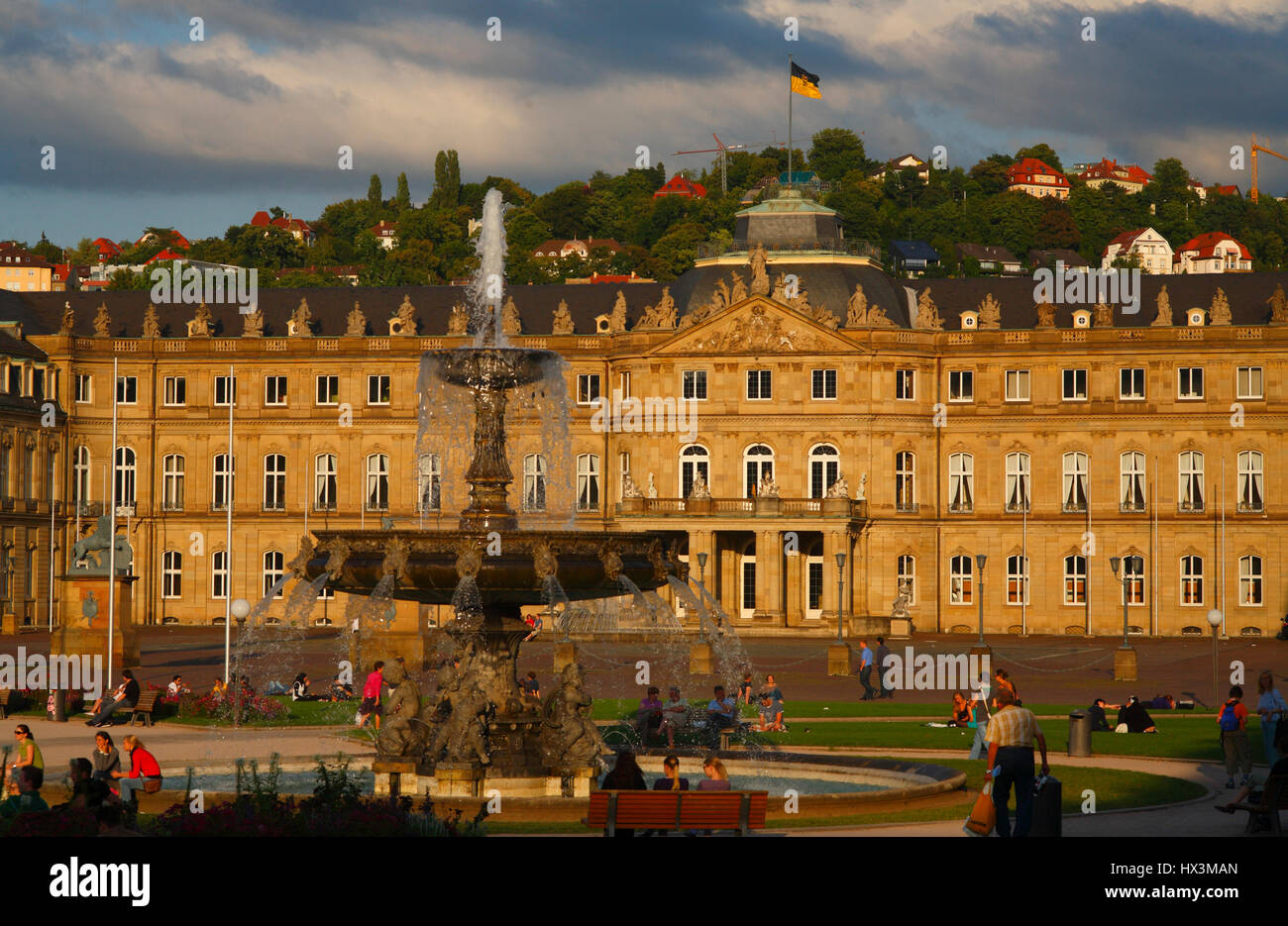 Stuttgart city centre hi-res stock photography and images - Alamy