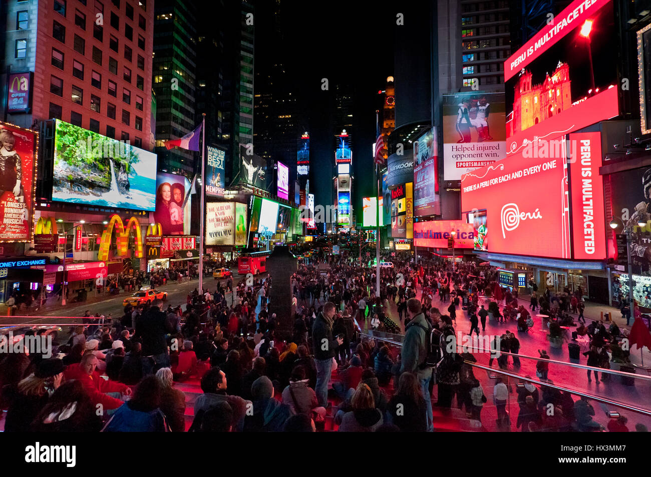 The Passengers Of The Night Showtimes New York City, USA - November 20, 2011: People at Times Square in New
